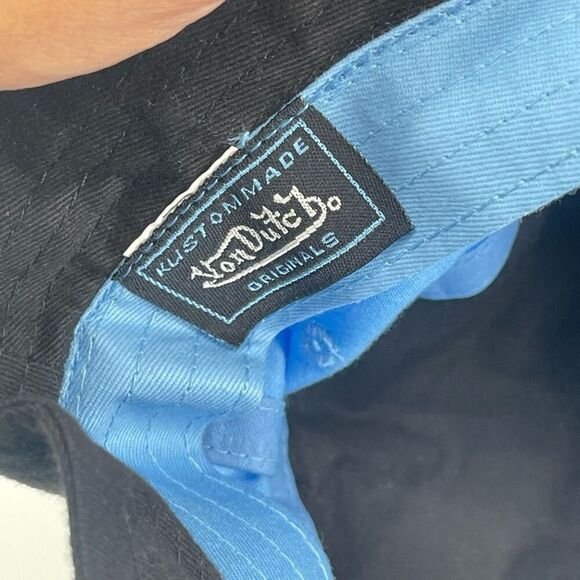 Von Dutch Kids Colorblock Bucket Hat – Blue & Black, One Size - Picture 5 of 6